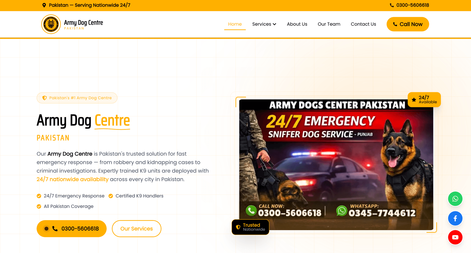 Army Dog Centre Pakistan